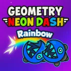 Geometry Neon Dash Rainbow Geometry Neon Dash Rainbow