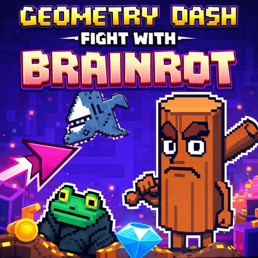 how to play Geometry Dash: Fight with Brainrot