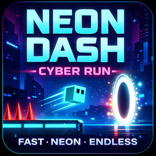 how to play Neon Dash: Cyber Run